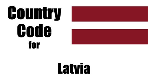 latvia phone code